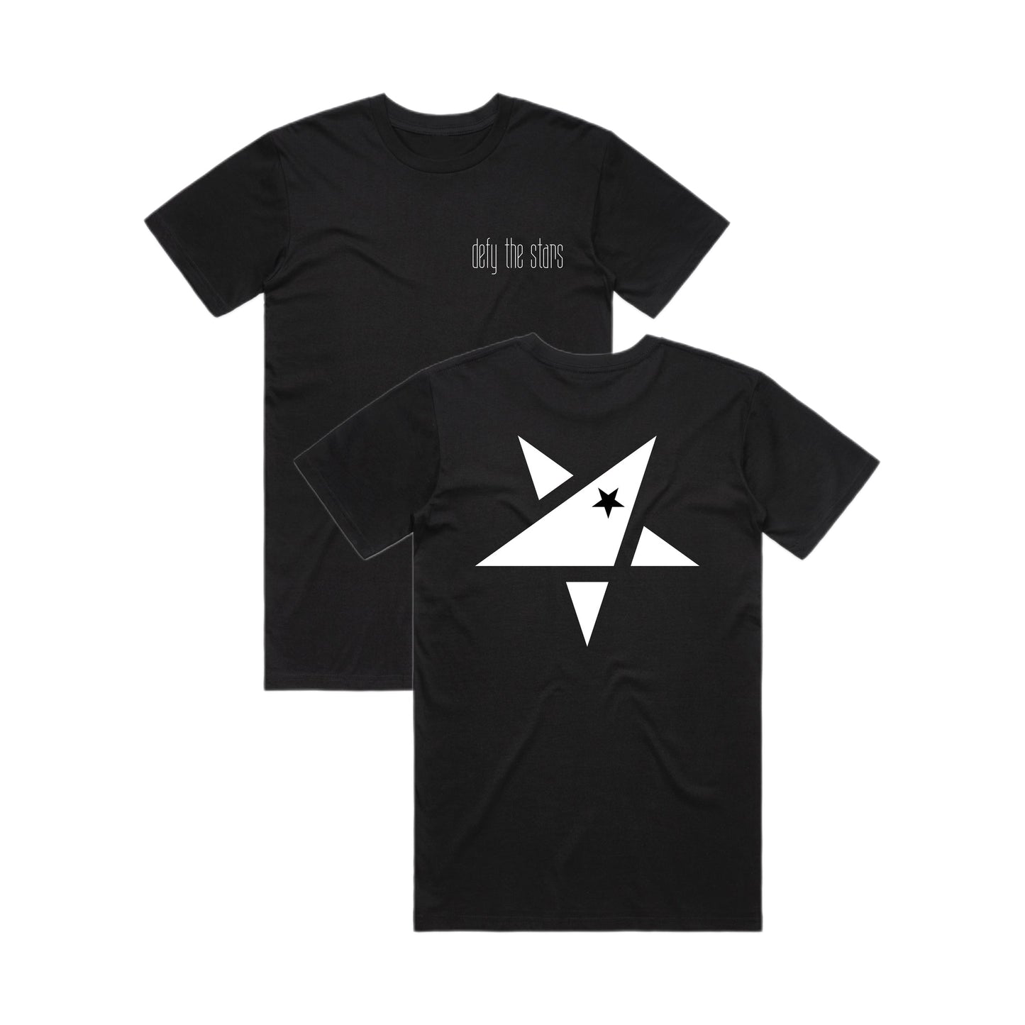 Defy the Stars Logo Short Sleeve Tee- Black